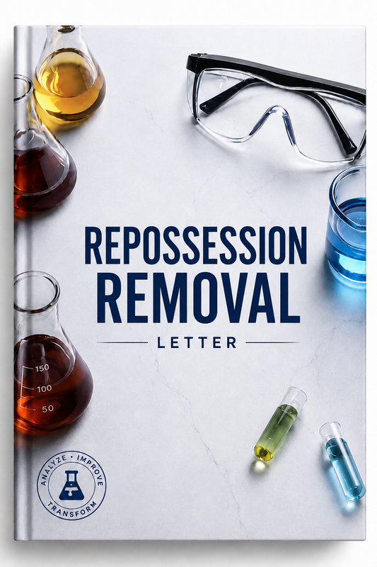 Reposession Removal Letter